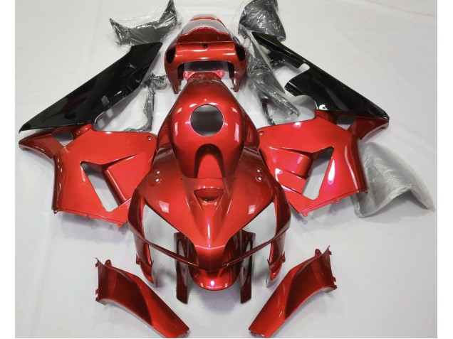 2005-2006 Style Cbr Rouge Honda CBR600RR Carénage Moto 2005-2006 Style Cbr Rouge Honda CBR600RR Carénage Moto