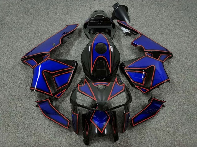 2005-2006 Tortue Bleue & Rouge Honda CBR600RR Carénage Moto 2005-2006 Tortue Bleue & Rouge Honda CBR600RR Carénage Moto
