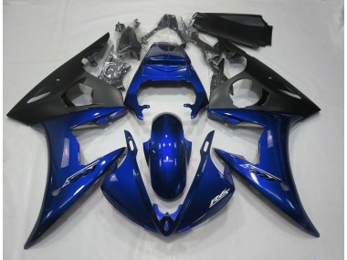 2005 Bleu Foncé Brillant Yamaha R6 Carénage Moto