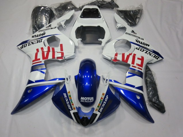 2005 Fiat Bleu Profond Yamaha R6 Carénage Moto