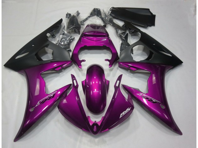 2005 Rose Foncé Brillant Yamaha R6 Carénage Moto 2005 Rose Foncé Brillant Yamaha R6 Carénage Moto