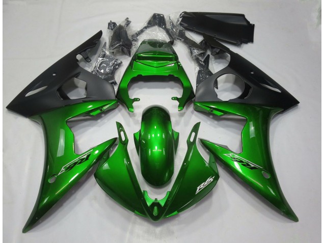 2005 Vert Foncé Brillant Yamaha R6 Carénage Moto 2005 Vert Foncé Brillant Yamaha R6 Carénage Moto