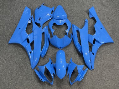 2006-2007 Bleu Bébé Yamaha R6 Carénage Moto