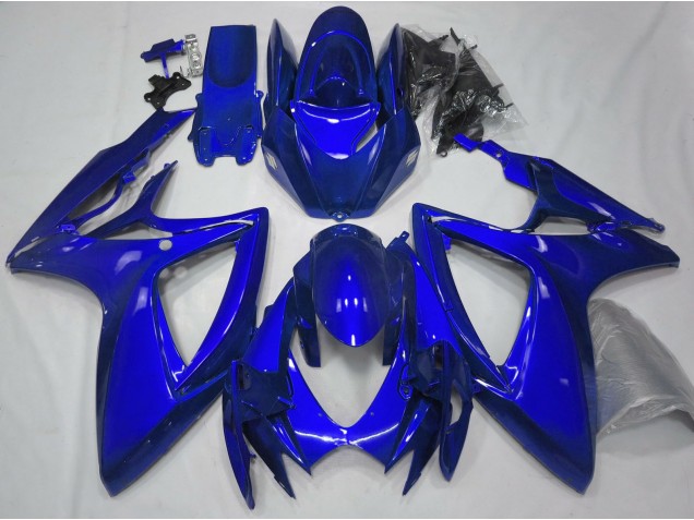 2006-2007 Bleu Brillant Uni Suzuki GSXR 600-750 Carénage Moto 2006-2007 Bleu Brillant Uni Suzuki GSXR 600-750 Carénage Moto