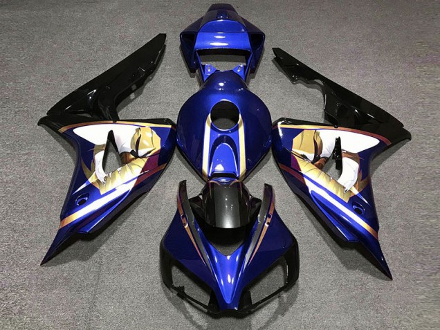 2006-2007 Bleu & Or Honda CBR1000RR Carénage Moto 2006-2007 Bleu & Or Honda CBR1000RR Carénage Moto