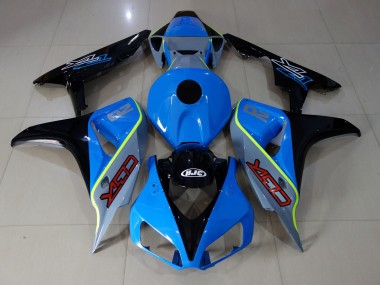 2006-2007 Cbr Personnalisé Bleu & Noir Honda CBR1000RR Carénage Moto