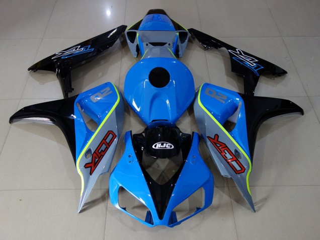 2006-2007 Cbr Personnalisé Bleu & Noir Honda CBR1000RR Carénage Moto 2006-2007 Cbr Personnalisé Bleu & Noir Honda CBR1000RR Carénage Moto