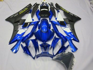 2006-2007 Depp Bleu Avec Décalcomanie Jaune Yamaha R6 Carénage Moto