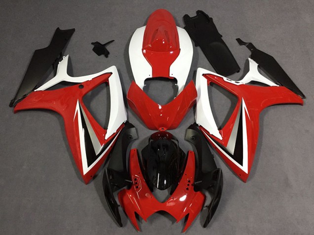 2006-2007 Modèle Rouge Suzuki GSXR 600-750 Carénage Moto 2006-2007 Modèle Rouge Suzuki GSXR 600-750 Carénage Moto