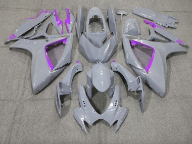 2006-2007 Nardo & Garniture Violette Suzuki GSXR 600-750 Carénage Moto