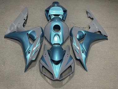 2006-2007 Nardo Gris & Bleu Clair Honda CBR1000RR Carénage Moto