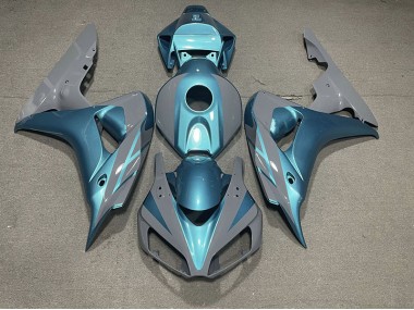 2006-2007 Nardo Gris & Bleu Clair Honda CBR1000RR Carénage Moto