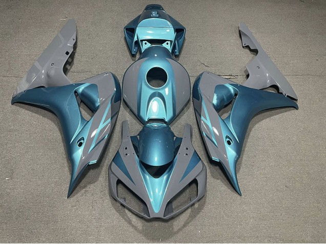 2006-2007 Nardo Gris & Bleu Clair Honda CBR1000RR Carénage Moto