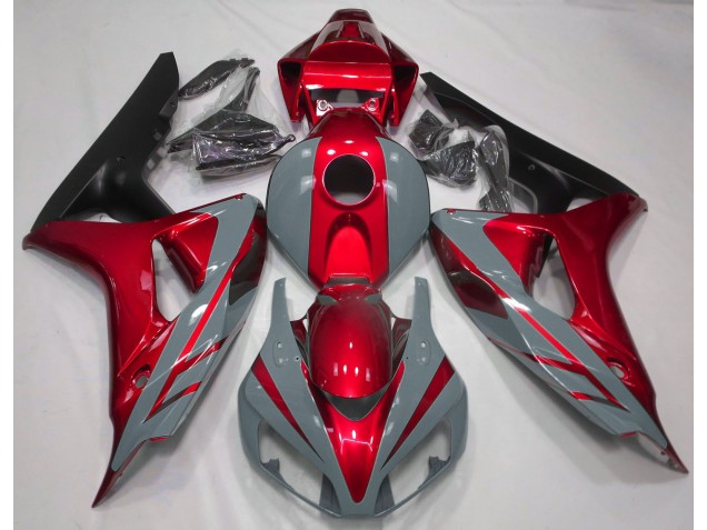 2006-2007 Nardo Gris & Rouge Honda CBR1000RR Carénage Moto
