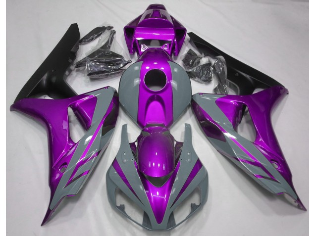 2006-2007 Nardo Gris & Violet Honda CBR1000RR Carénage Moto