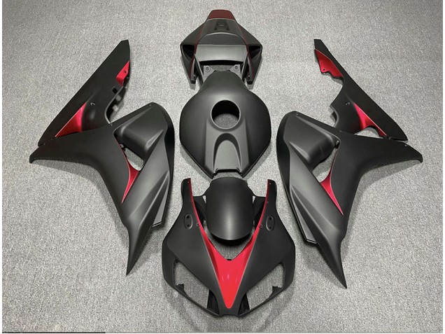 2006-2007 Noir Mat & Bleu Clair Honda CBR1000RR Carénage Moto