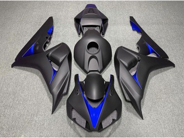 2006-2007 Noir Mat & Bleu Honda CBR1000RR Carénage Moto