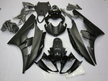 2006-2007 Noir Mat & Brillant Yamaha R6 Carénage Moto