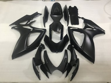 2006-2007 Noir Mat Suzuki GSXR 600-750 Carénage Moto