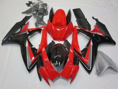 2006-2007 OEM Style Rouge Suzuki GSXR 600-750 Carénage Moto