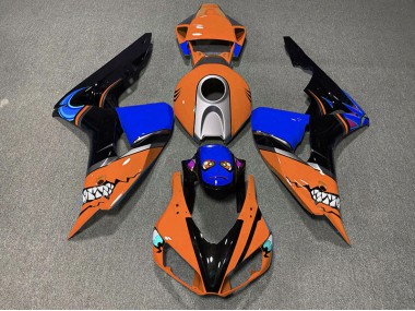 2006-2007 Requin Orange Honda CBR1000RR Carénage Moto