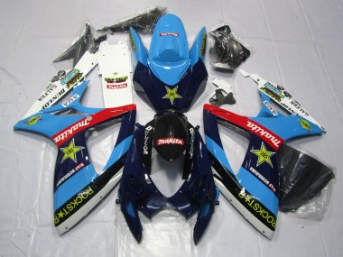 2006-2007 Rockstar Suzuki GSXR 600-750 Carénage Moto