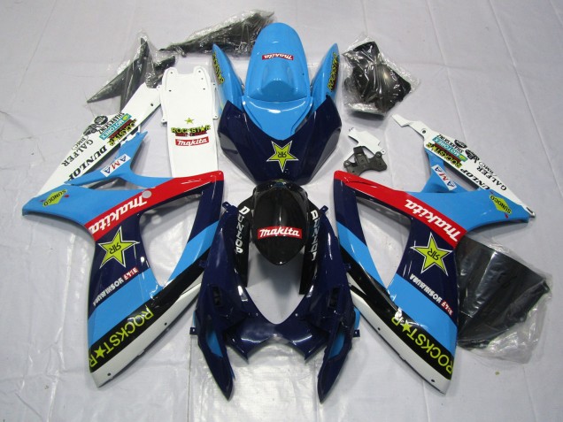 2006-2007 Rockstar Suzuki GSXR 600-750 Carénage Moto 2006-2007 Rockstar Suzuki GSXR 600-750 Carénage Moto