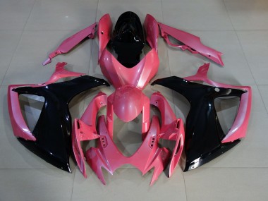 2006-2007 Rose Brillant Suzuki GSXR 600-750 Carénage Moto