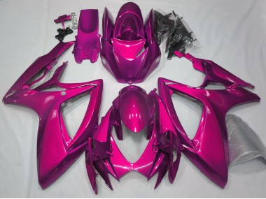 2006-2007 Rose Brillant Uni Suzuki GSXR 600-750 Carénage Moto