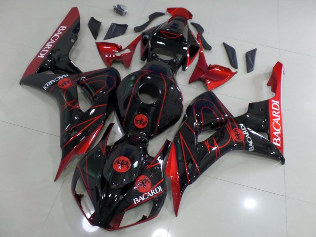 2006-2007 Rouge Bacardi Honda CBR1000RR Carénage Moto