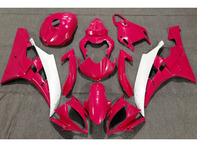 2006-2007 Rouge Perle Yamaha R6 Carénage Moto