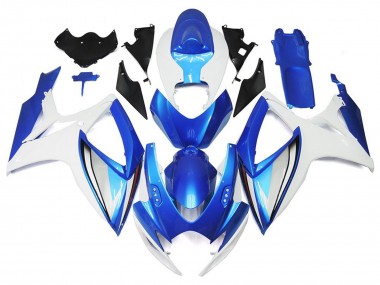 2006-2007 Style Bleu Clair & Bleu Profond OEM Suzuki GSXR 600-750 Carénage Moto