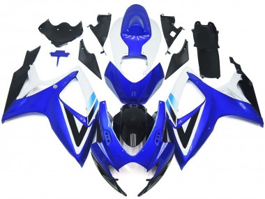 2006-2007 Style Bleu Profond & Bleu Clair OEM Suzuki GSXR 600-750 Carénage Moto