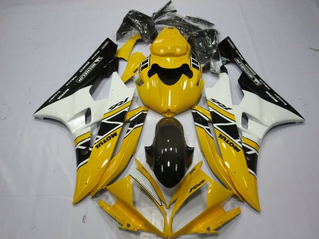 2006-2007 Style Jaune Motul OEM Yamaha R6 Carénage Moto