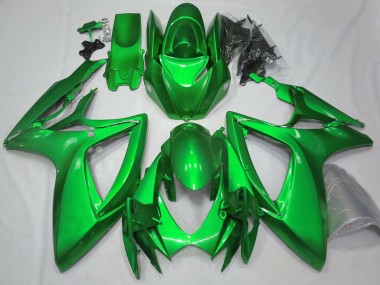 2006-2007 Vert Brillant Uni Suzuki GSXR 600-750 Carénage Moto