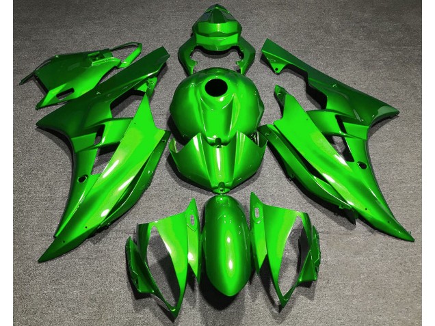 2006-2007 Vert Brillant Yamaha R6 Carénage Moto 2006-2007 Vert Brillant Yamaha R6 Carénage Moto