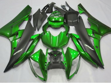 2006-2007 Vert Métallisé & Noir Yamaha R6 Carénage Moto