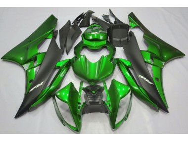 2006-2007 Vert Métallisé & Noir Yamaha R6 Carénage Moto