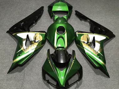 2006-2007 Vert & Or Honda CBR1000RR Carénage Moto