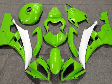 2006-2007 Vert Perle Yamaha R6 Carénage Moto