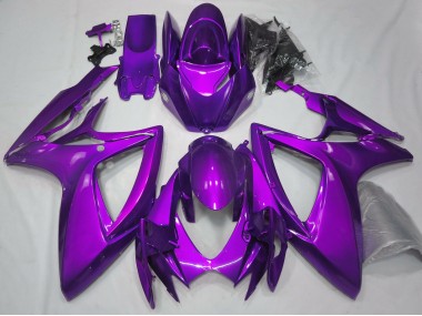 2006-2007 Violet Brillant Uni Suzuki GSXR 600-750 Carénage Moto