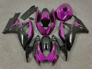 2006-2007 Violet & Noir Suzuki GSXR 600-750 Carénage Moto