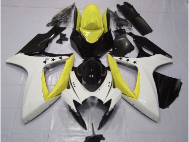 2006-2007 Étoile Jaune Suzuki GSXR 600-750 Carénage Moto