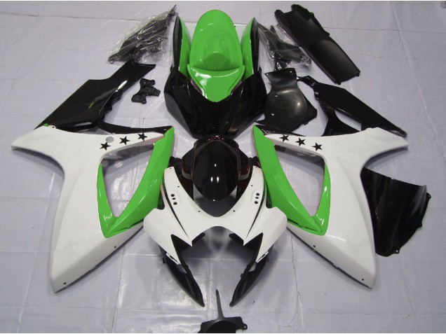 2006-2007 Étoile Verte Suzuki GSXR 600-750 Carénage Moto 2006-2007 Étoile Verte Suzuki GSXR 600-750 Carénage Moto