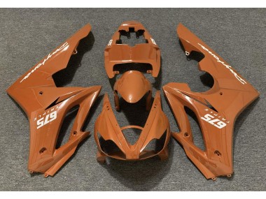 2006-2008 Orange Brillant Triumph Daytona 675 Carénage Moto