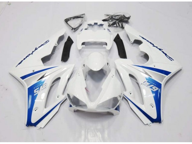 2006-2008 Style Blanc & Bleu Triumph Daytona 675 Carénage Moto