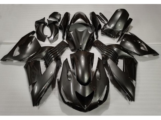 2006-2011 Graphite Kawasaki ZX14R Carénage Moto 2006-2011 Graphite Kawasaki ZX14R Carénage Moto