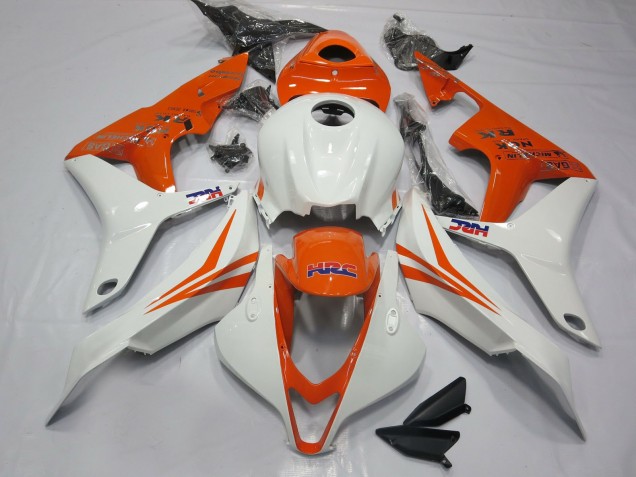 2007-2008 Arancione E Bianco HRC Honda CBR600RR Carénage Moto 2007-2008 Arancione E Bianco HRC Honda CBR600RR Carénage Moto