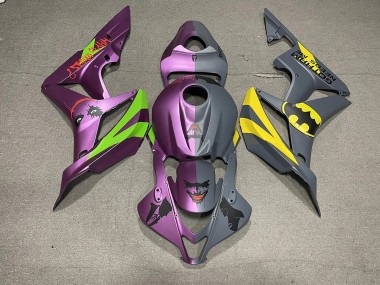 2007-2008 Bat Man Contre Joker Matte Honda CBR600RR Carénage Moto