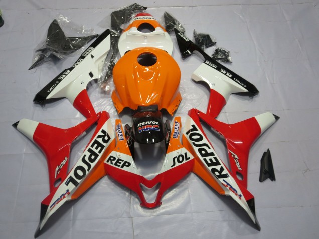 2007-2008 Blanc Repsol Honda CBR600RR Carénage Moto 2007-2008 Blanc Repsol Honda CBR600RR Carénage Moto
